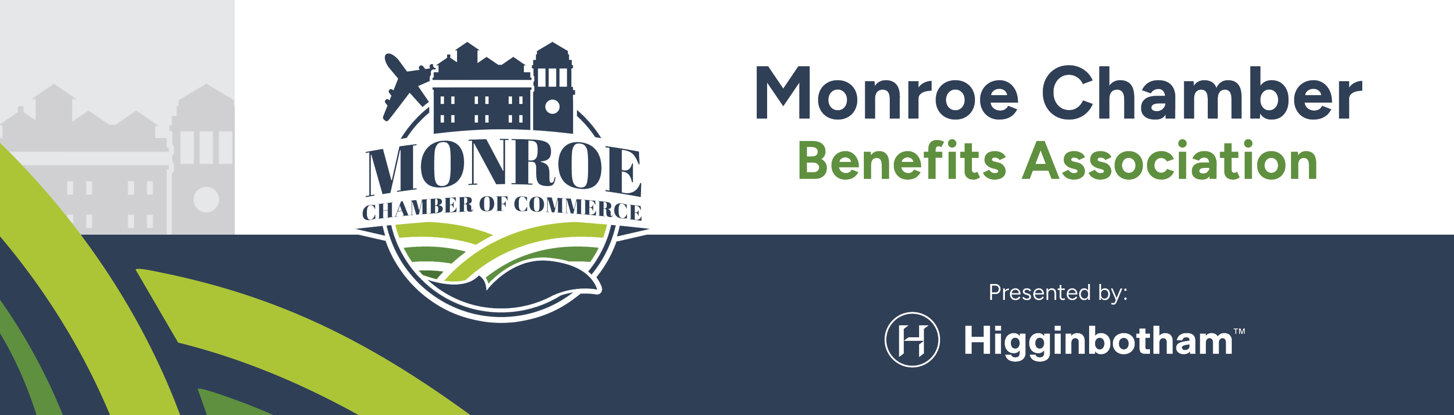 Monroe Chamber Benefits Association Banner